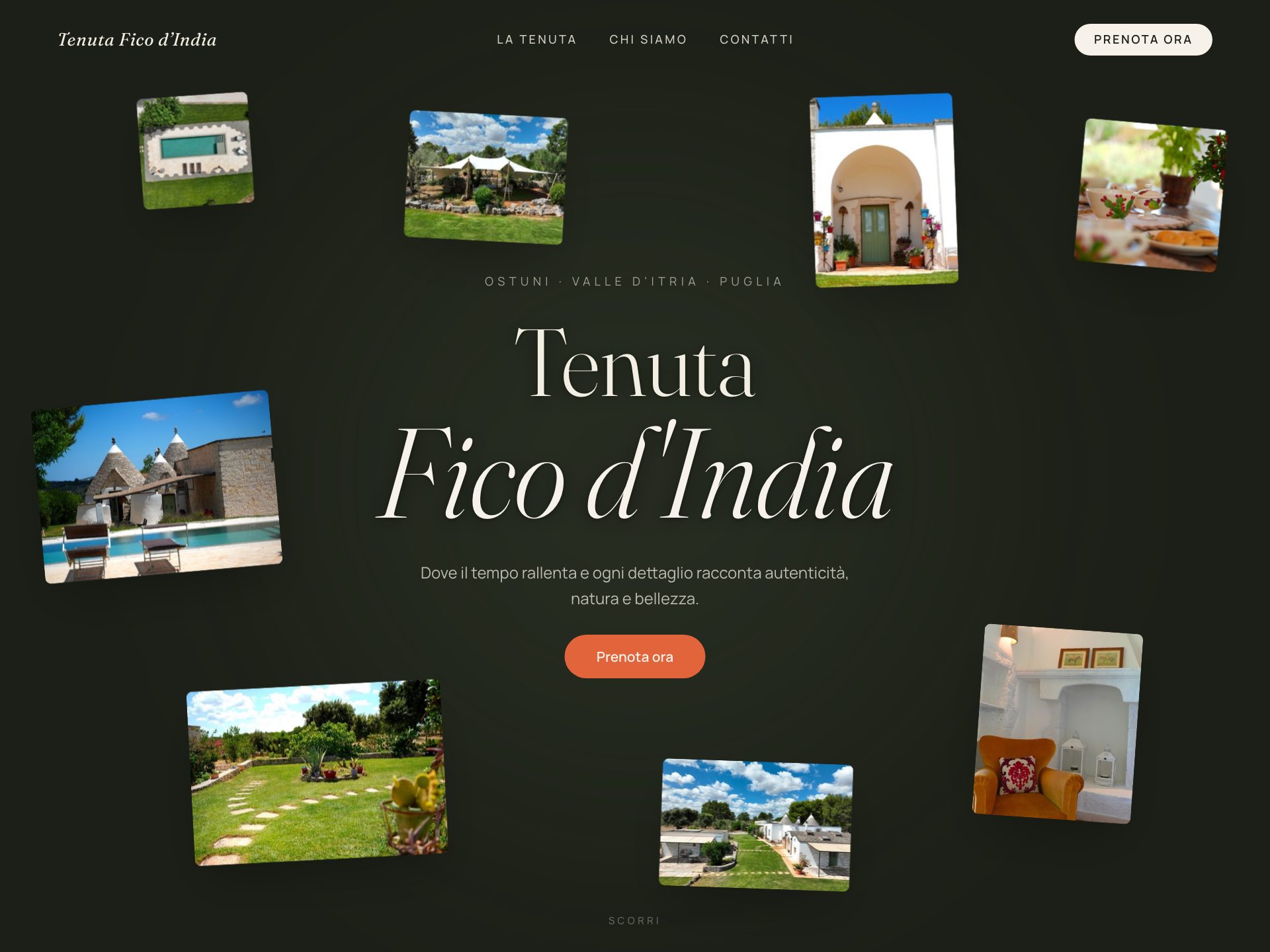 Tenuta Fico d'India website preview